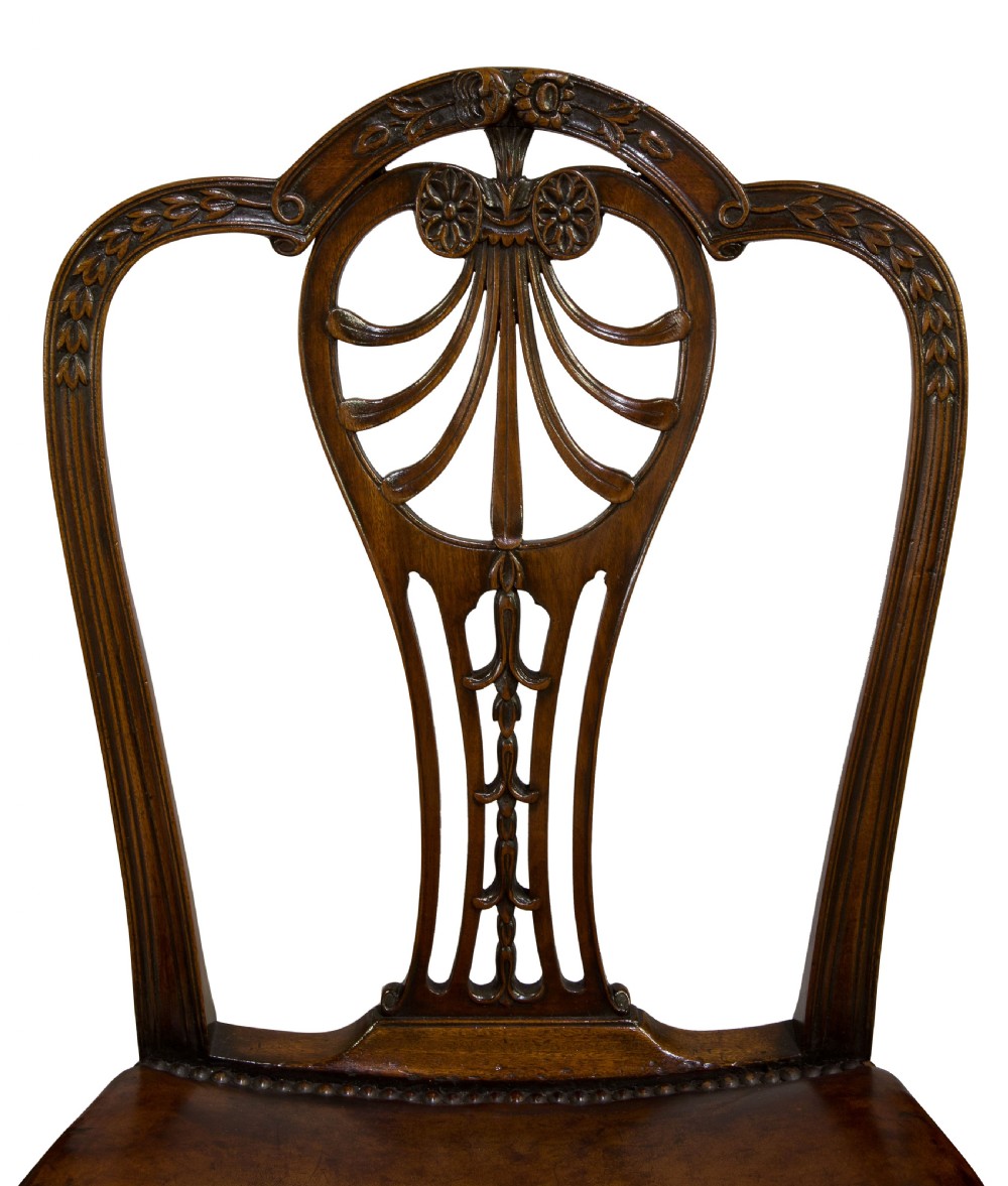 Set of 6 Hepplewhite style chairs View V