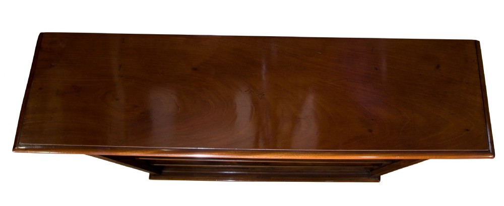 Mahogany Open Bookcase Case  View IV