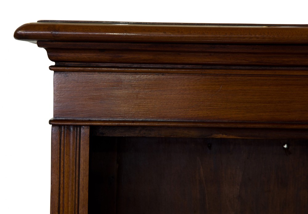 Mahogany Open Bookcase Case  View V