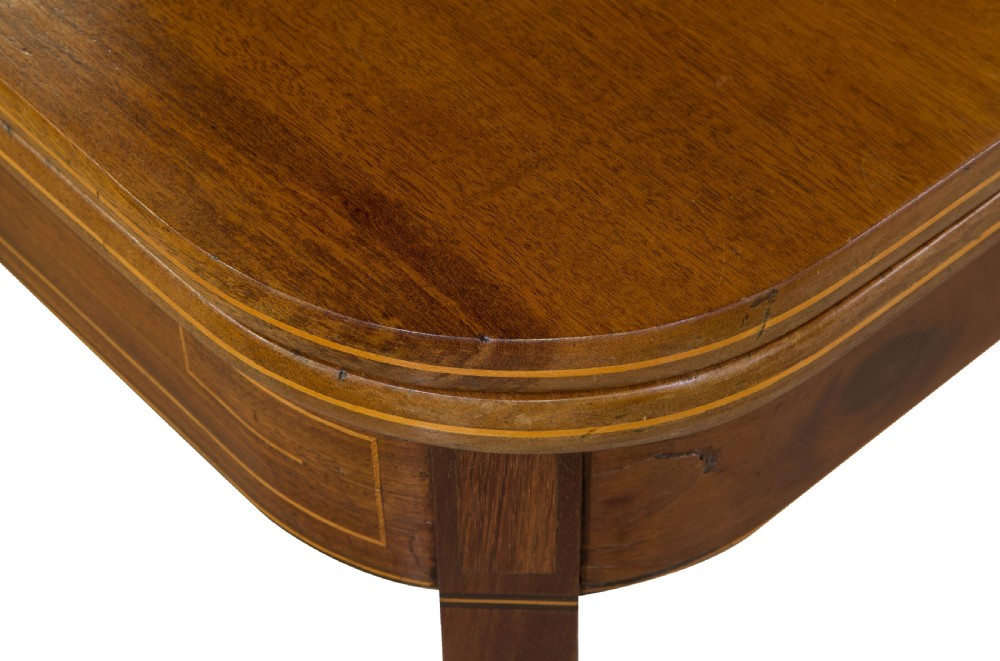 A George IV Fold Over Top Mahogany Tea Table View VII