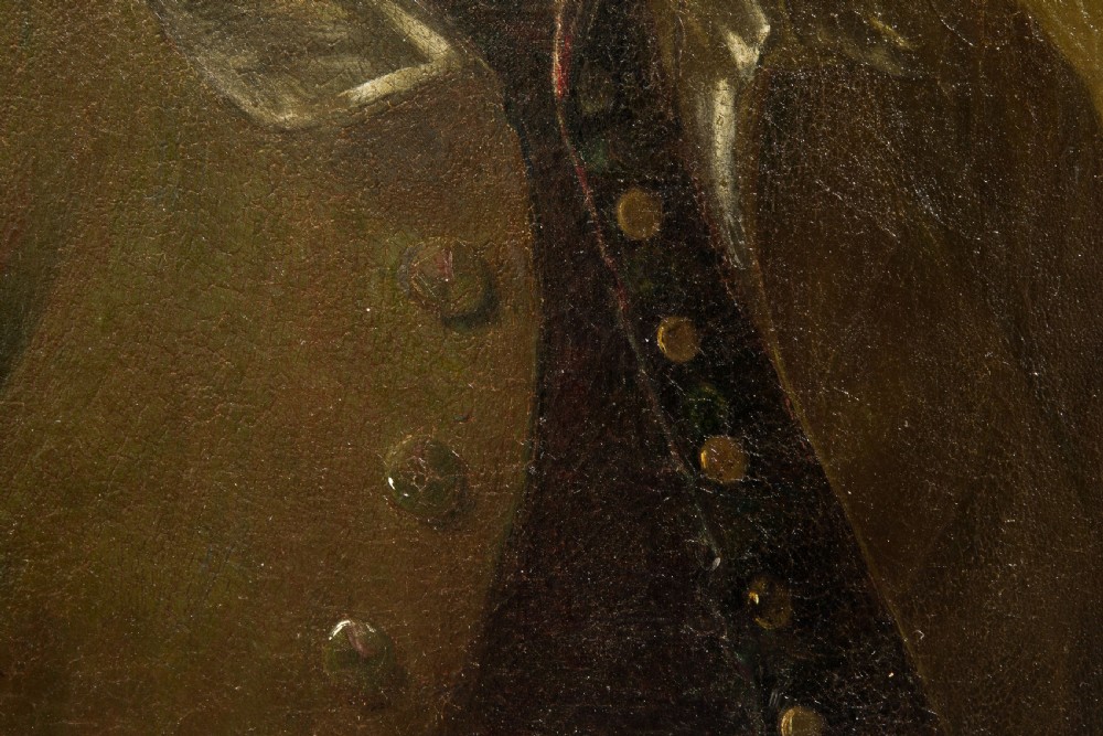 18thCentury Oil on Canvas View VII
