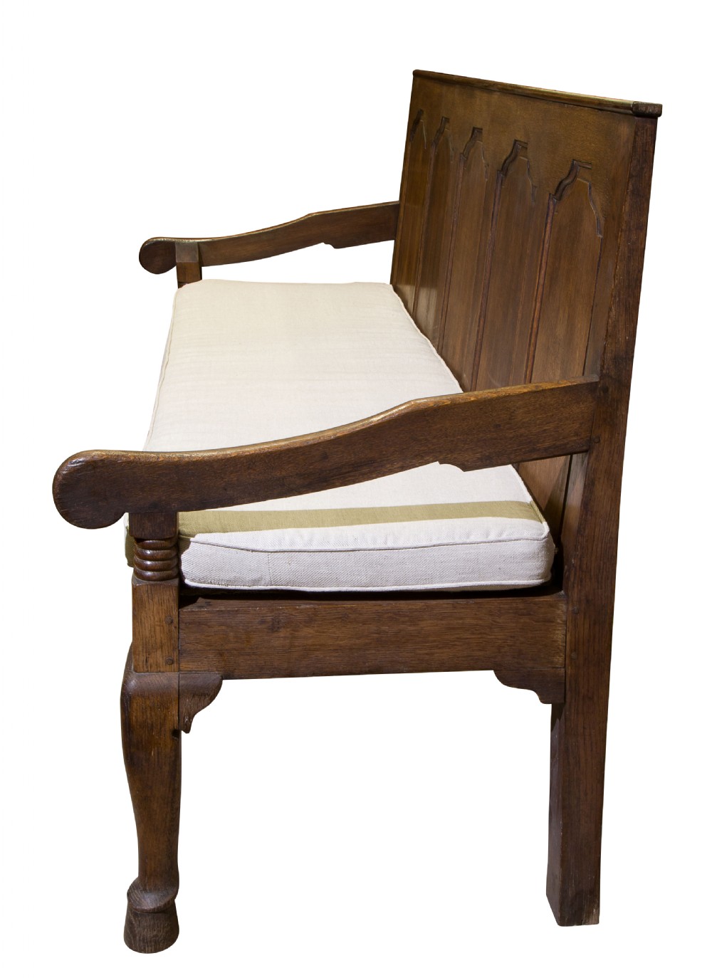 18thC Oak Settle View III