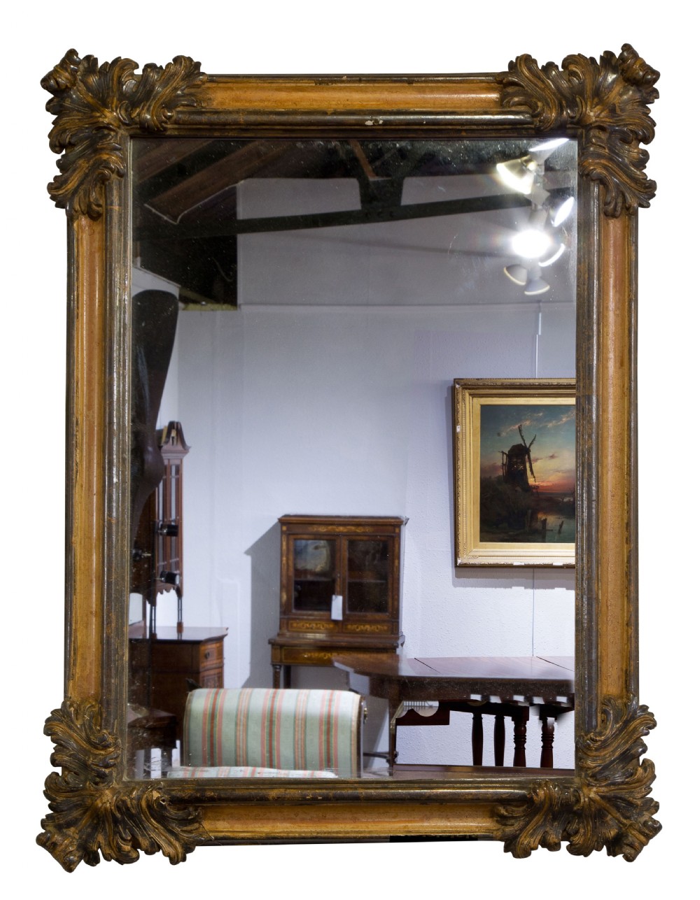 A continental 18thC style rectangular mirror View II
