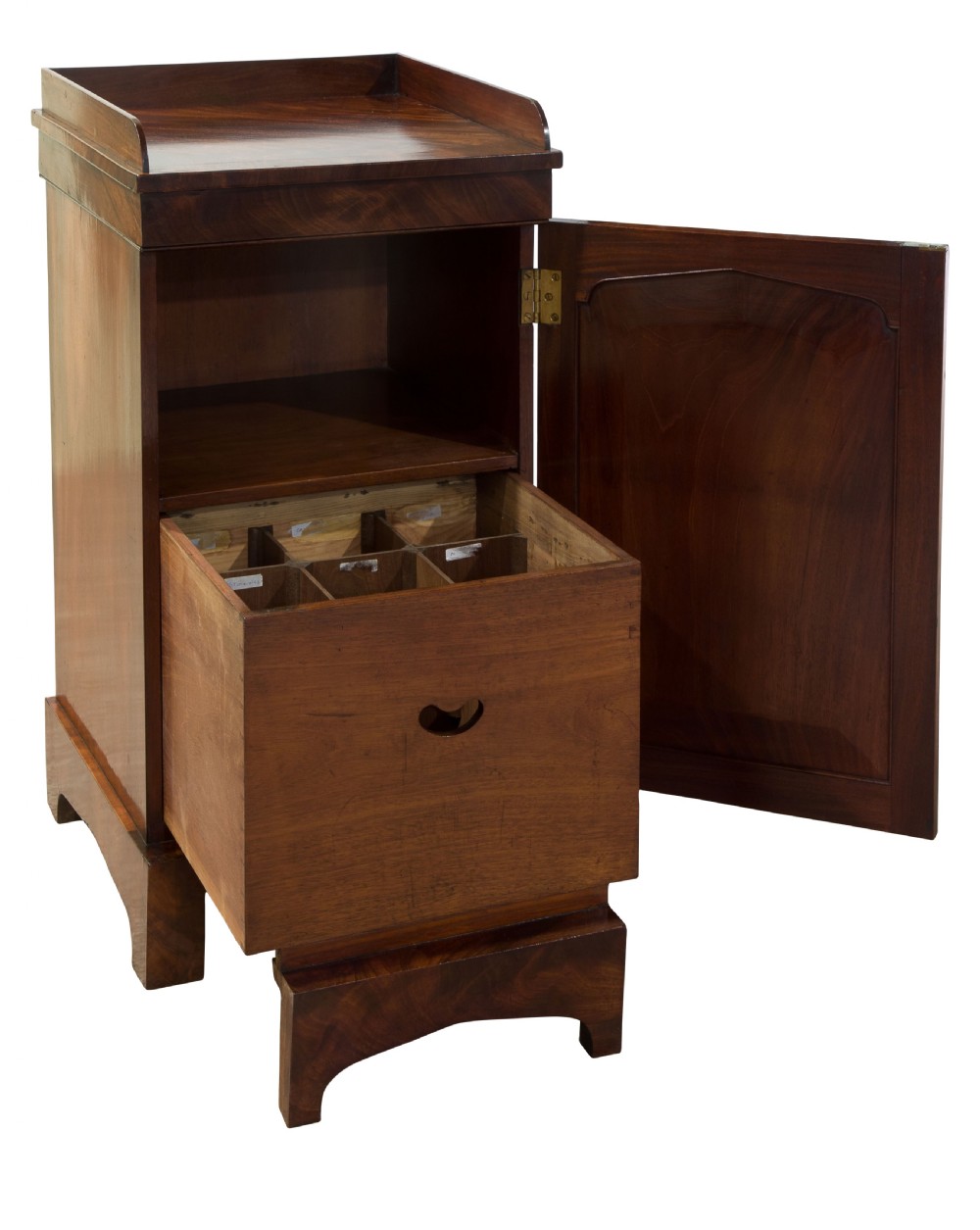 William IV Flame mahogany Wine Cupboard View II