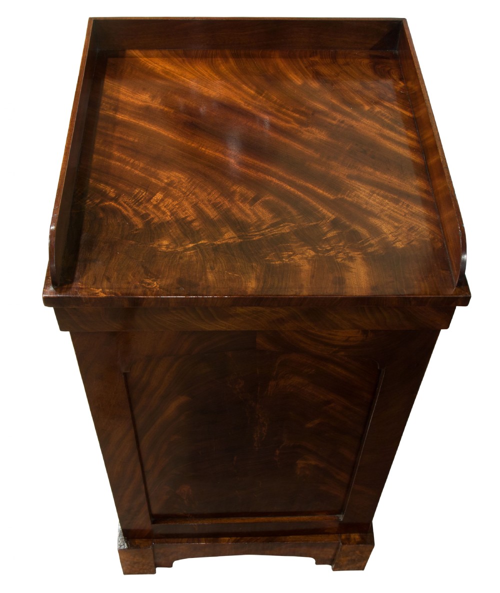 William IV Flame mahogany Wine Cupboard View V