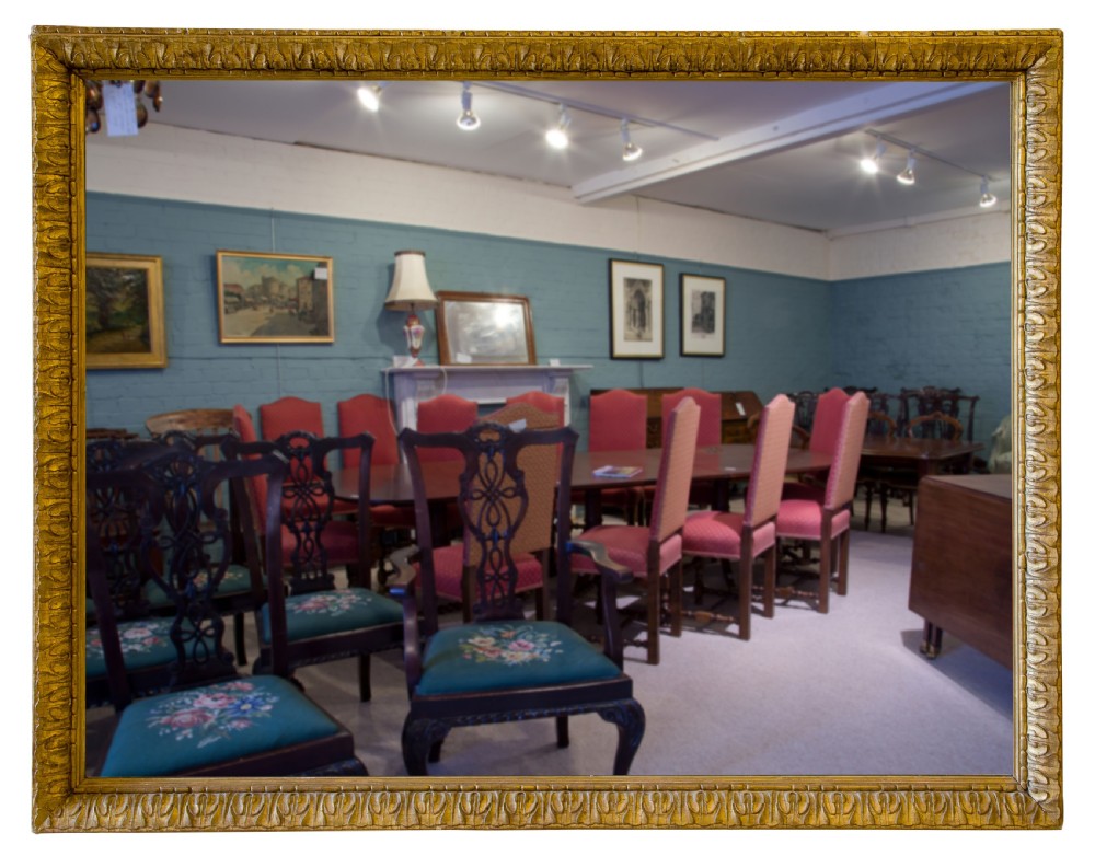 A large decorative giltwood wall mirror View II