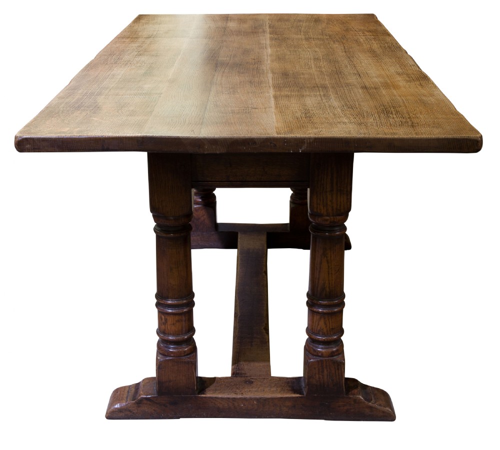 A 17thC style oak refectory table View II
