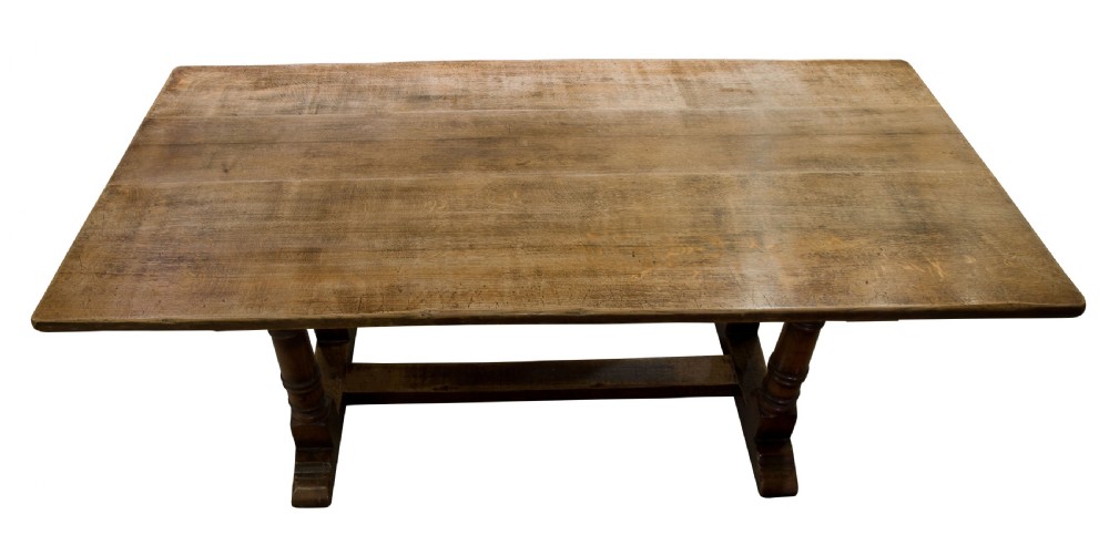 A 17thC style oak refectory table View III