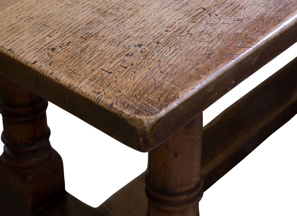 A 17thC style oak refectory table View V
