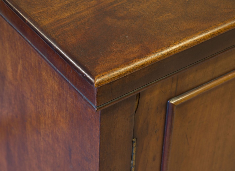 A late Victorian mahogany two door cupboard View VI