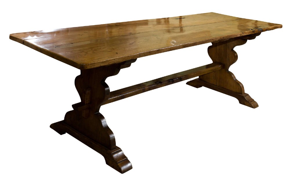 Two Plank Elm Farm House Table