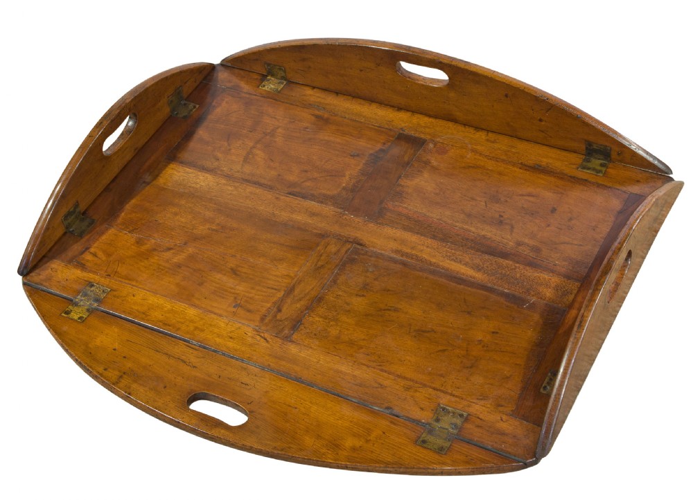 Georgian mahogany butlers tray View VI