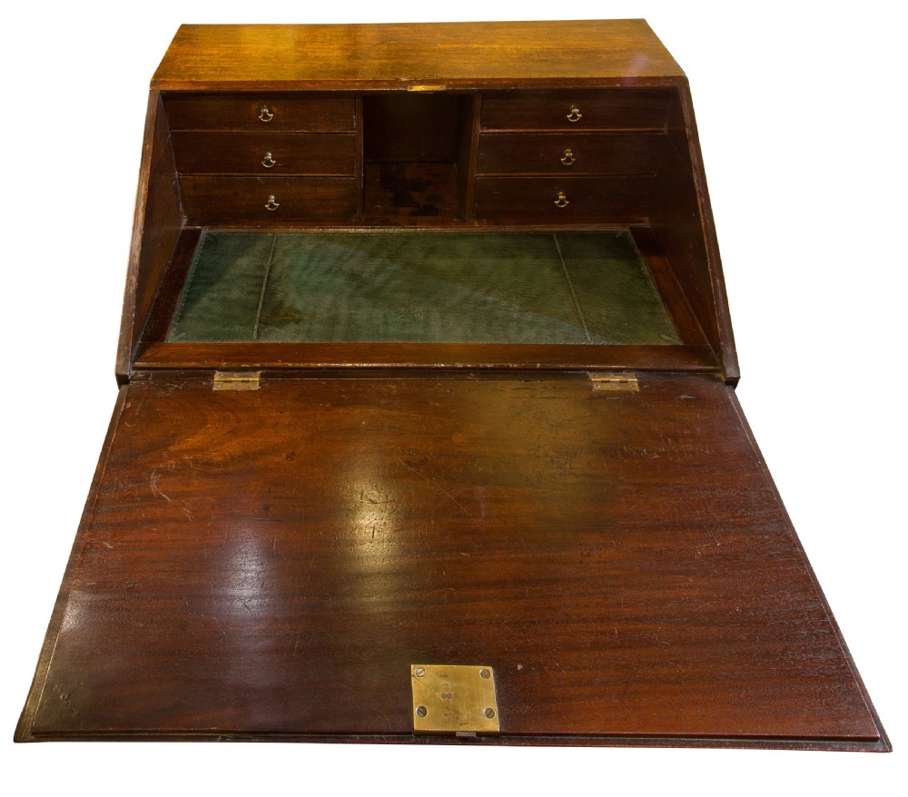 18th mahogany clerks desk View XI