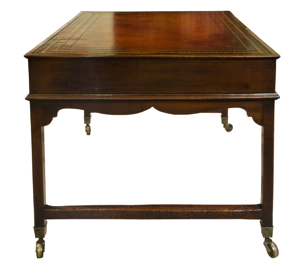 George III Three Drawer County House Writing Table View IV