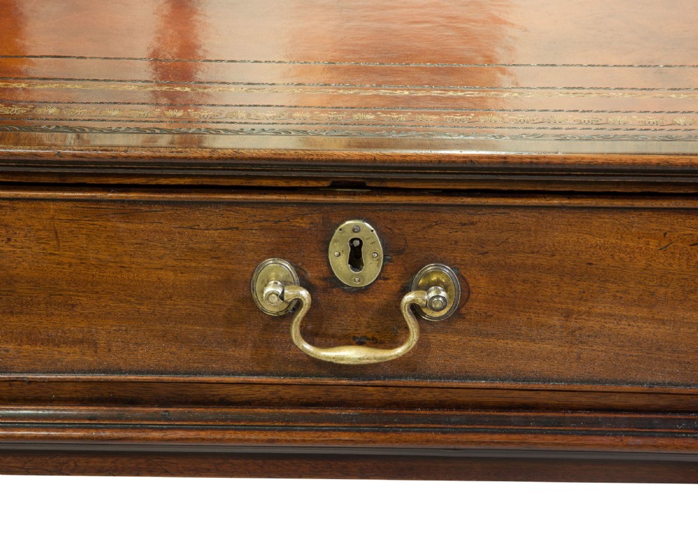 George III Three Drawer County House Writing Table View IX