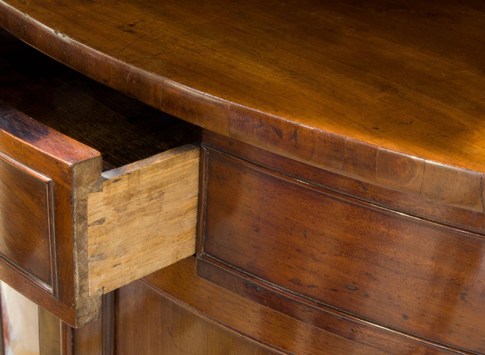 19thC Mahogany Standing Corner Cupboard View VI