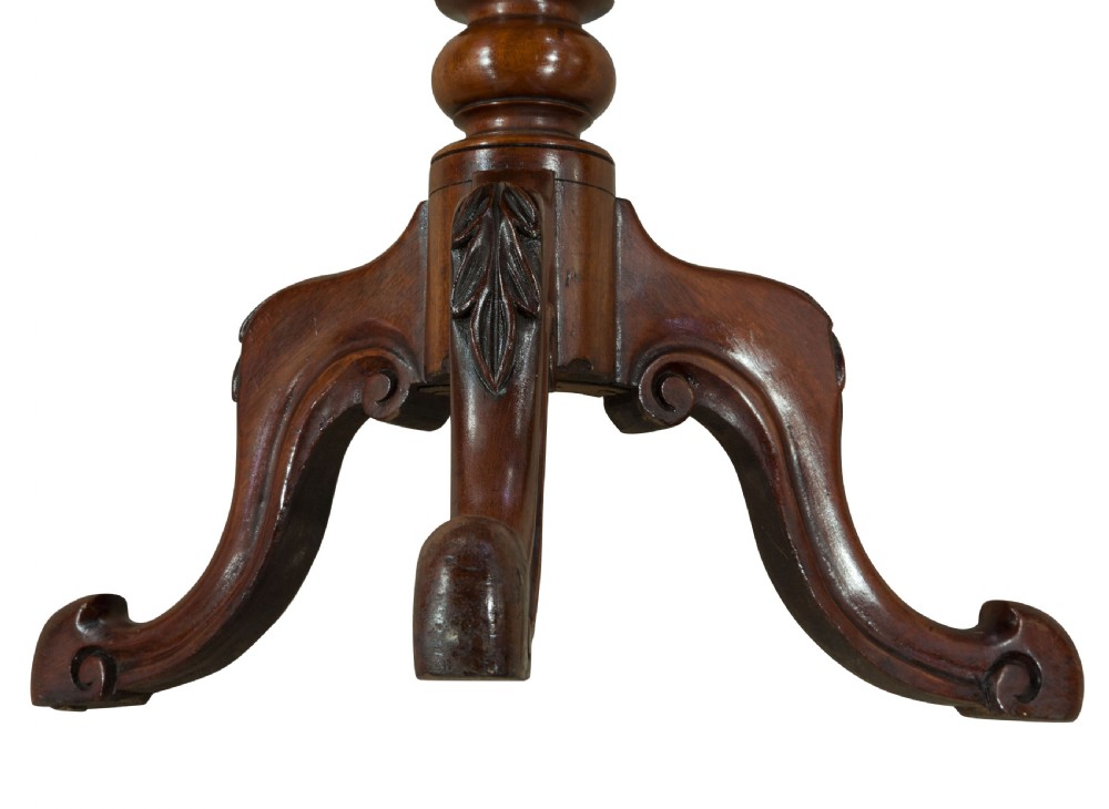 Victorian mahogany tripod table View III