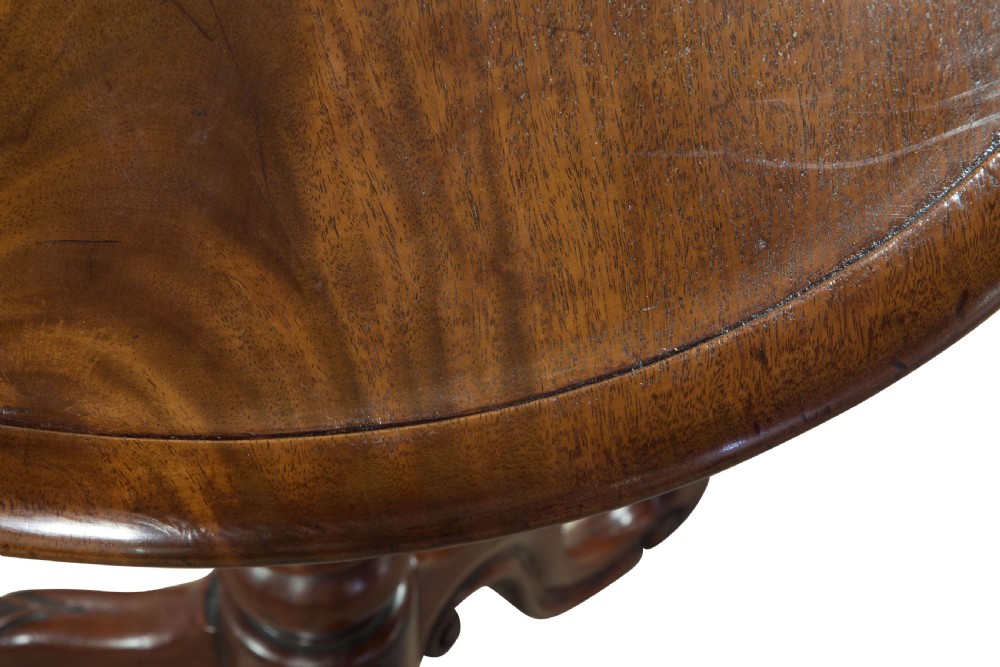 Victorian mahogany tripod table View V