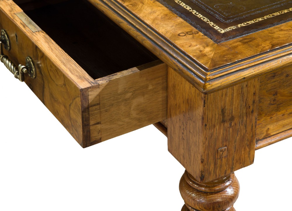 Victorian writing table c1870 View V