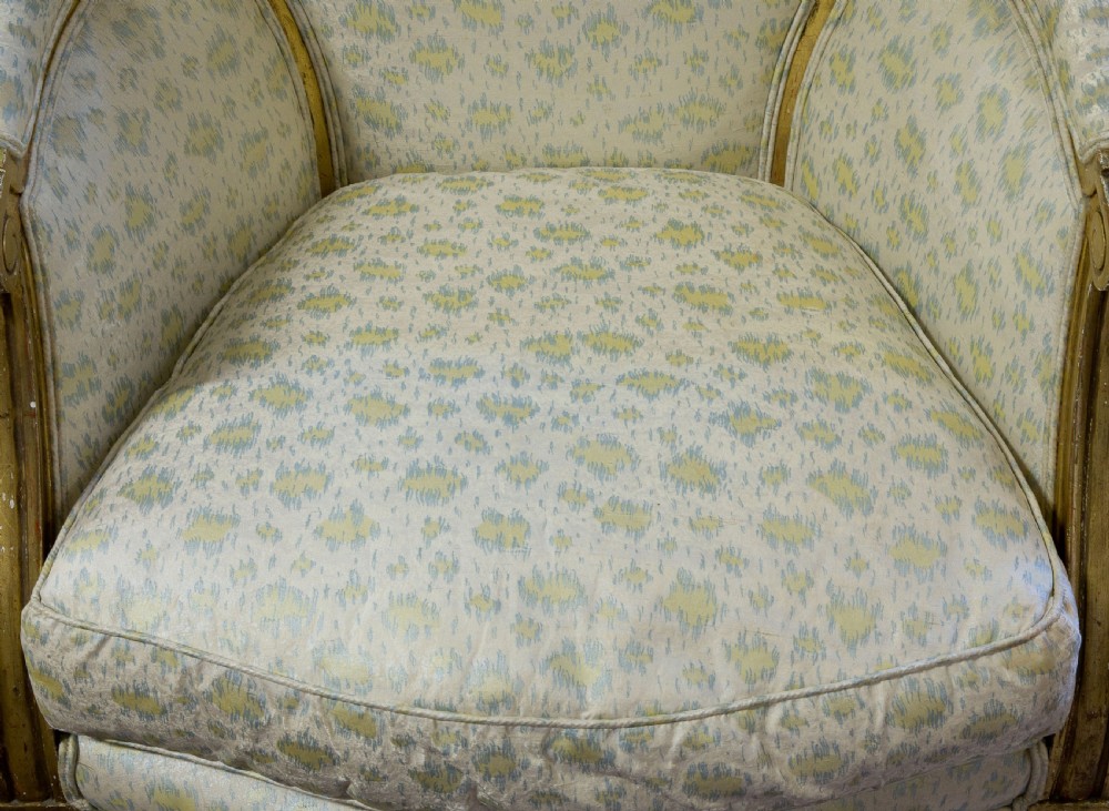 Pair of French gilded armchairs View VI