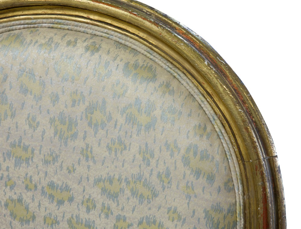 Pair of French gilded armchairs View VII