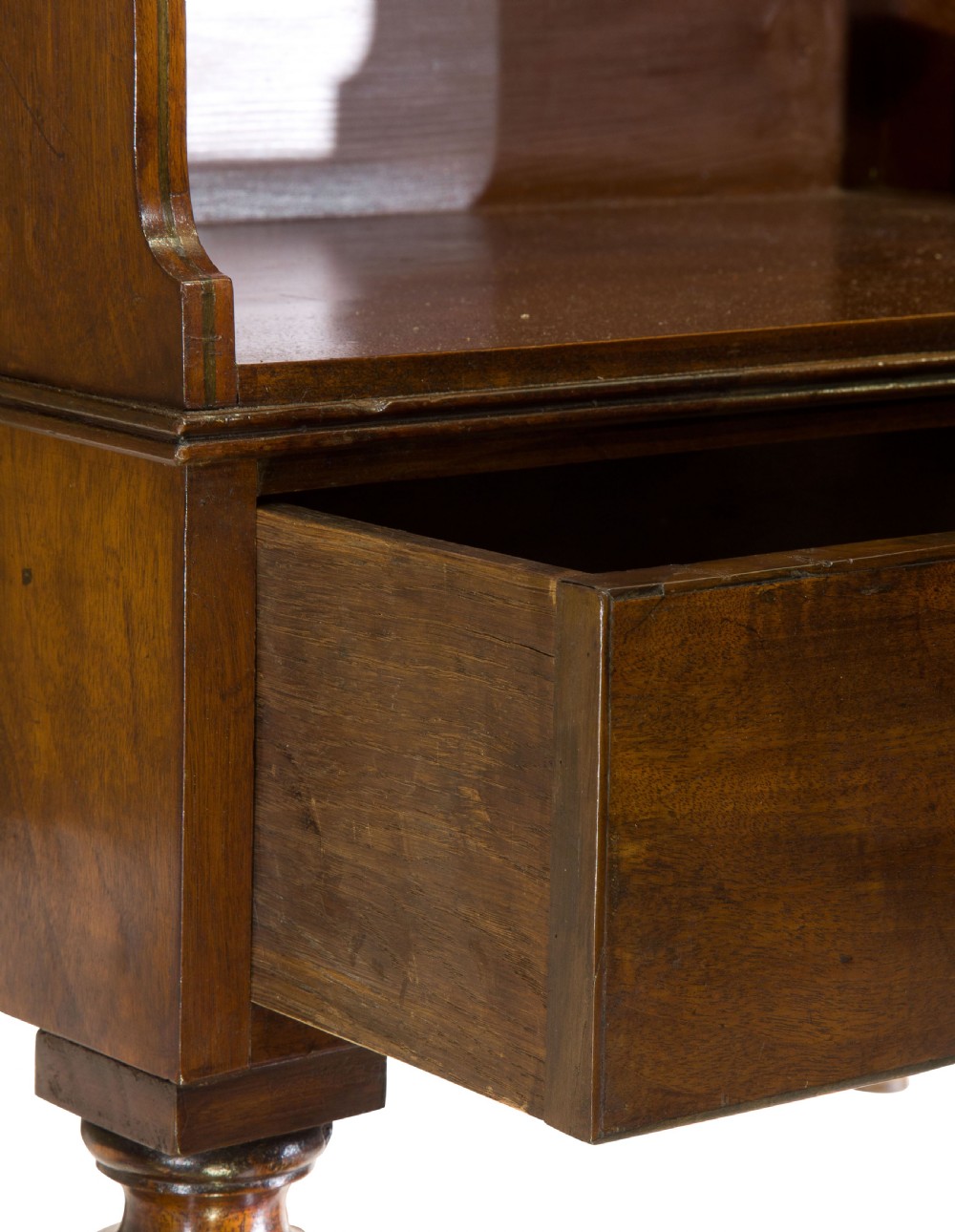 A pair of mahogany George III style waterfall bookcases View XII
