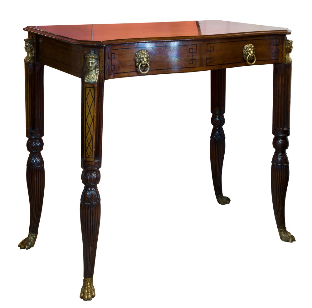 A 19thC Colonial (possibly anglo Indian) side table 