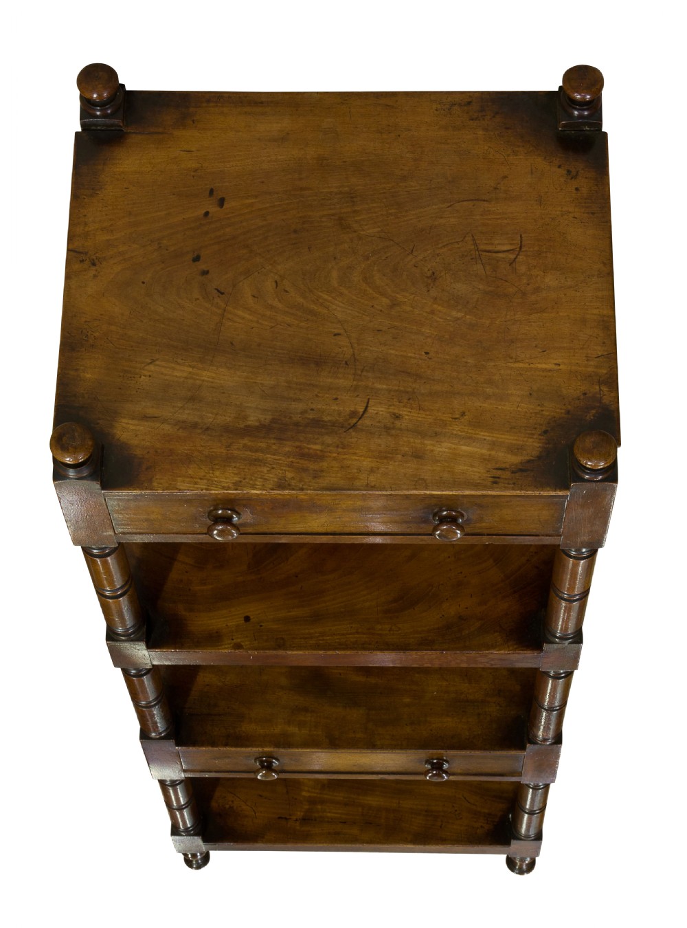 A William IV 4 tier mahogany Wotnot View III