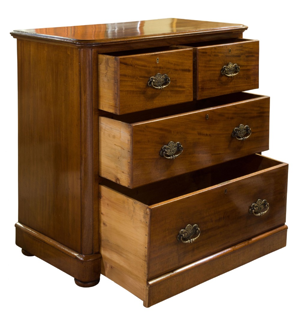 Small Victorian Mahogany Chest of Drawers View II