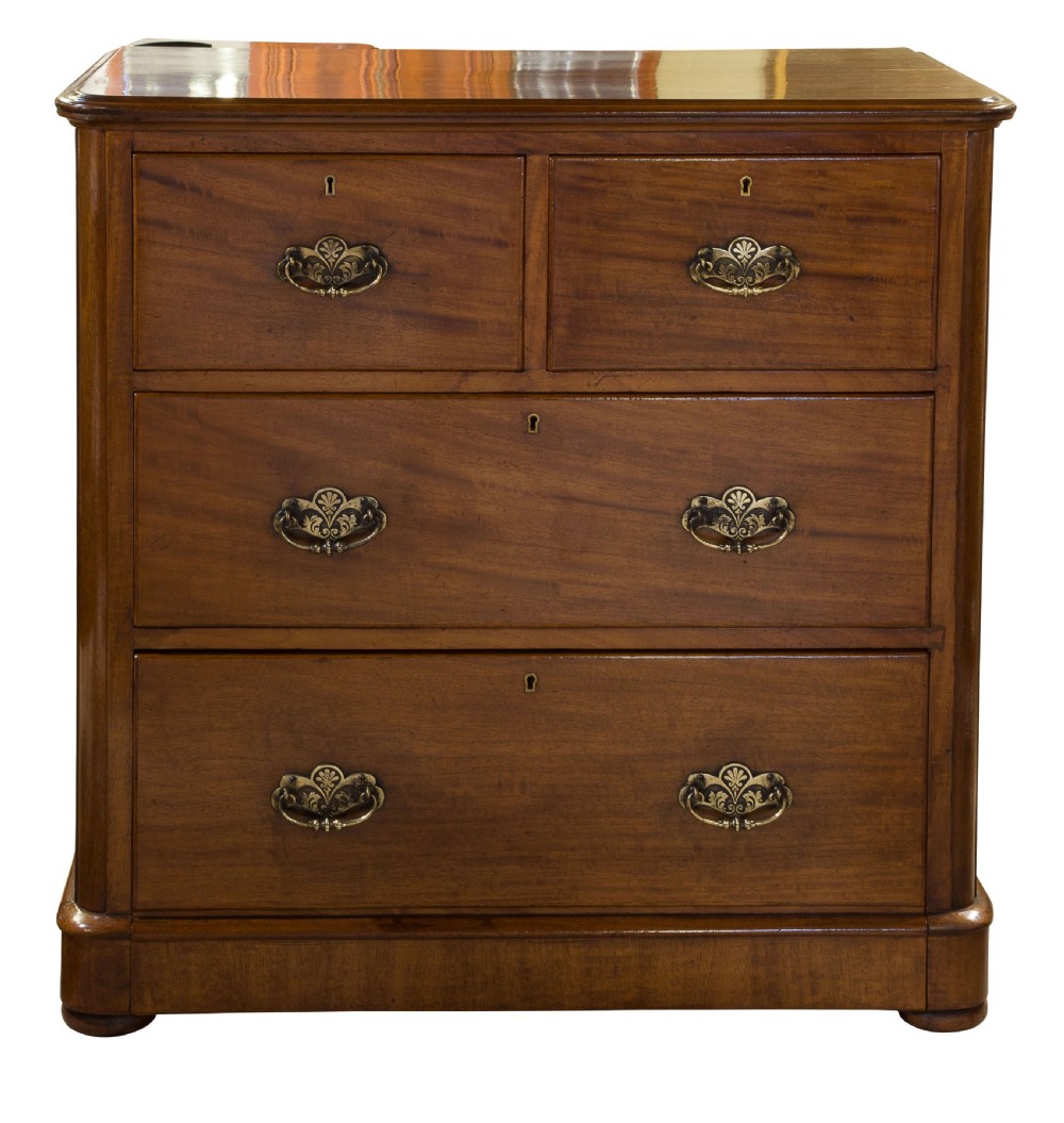 Small Victorian Mahogany Chest of Drawers View III