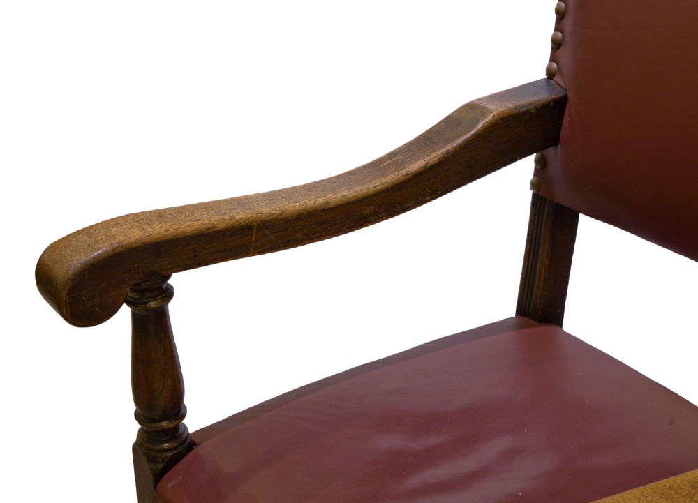 Set of 6 carved Oak chairs View VIII