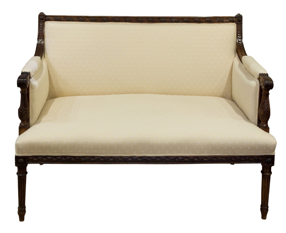 An attractive French Oak 2 Seater Settee View II