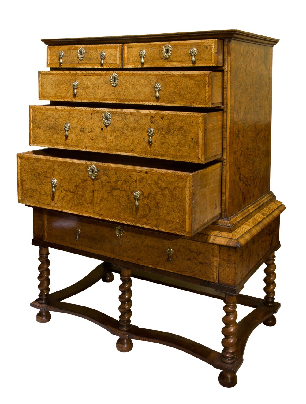 William & Mary Chest on Stand View II