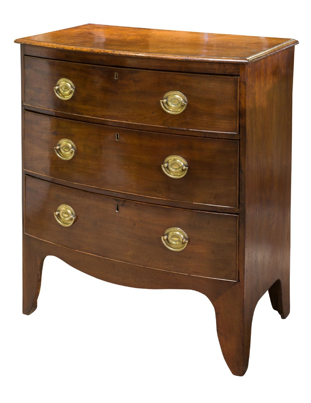Georgian bow fronted Chest of Drawers
