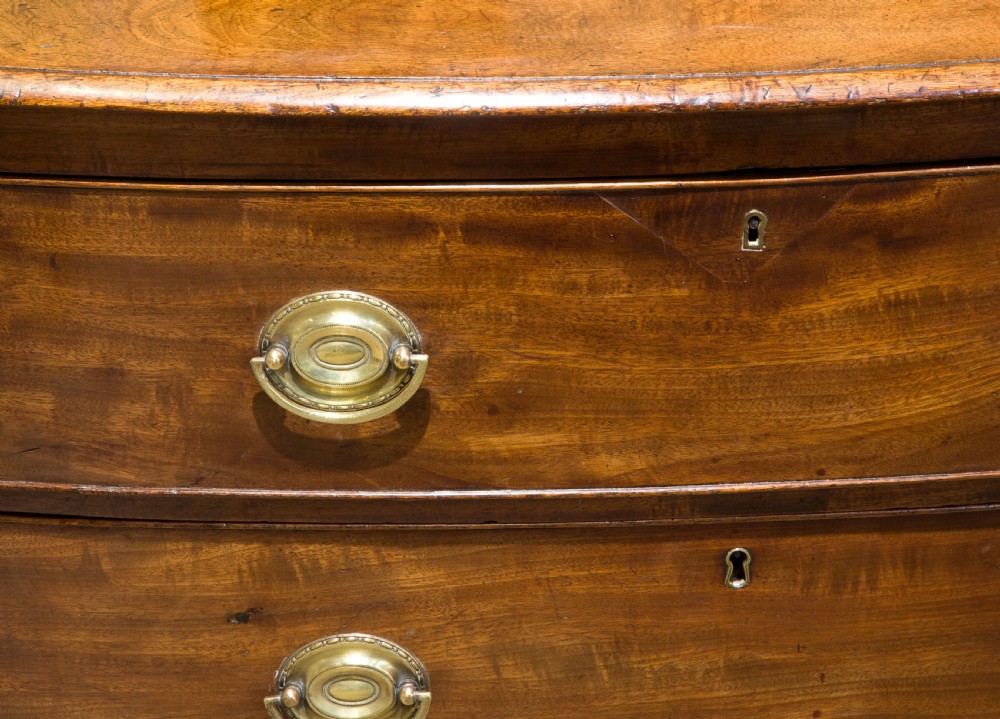 Georgian bow fronted Chest of Drawers View VI