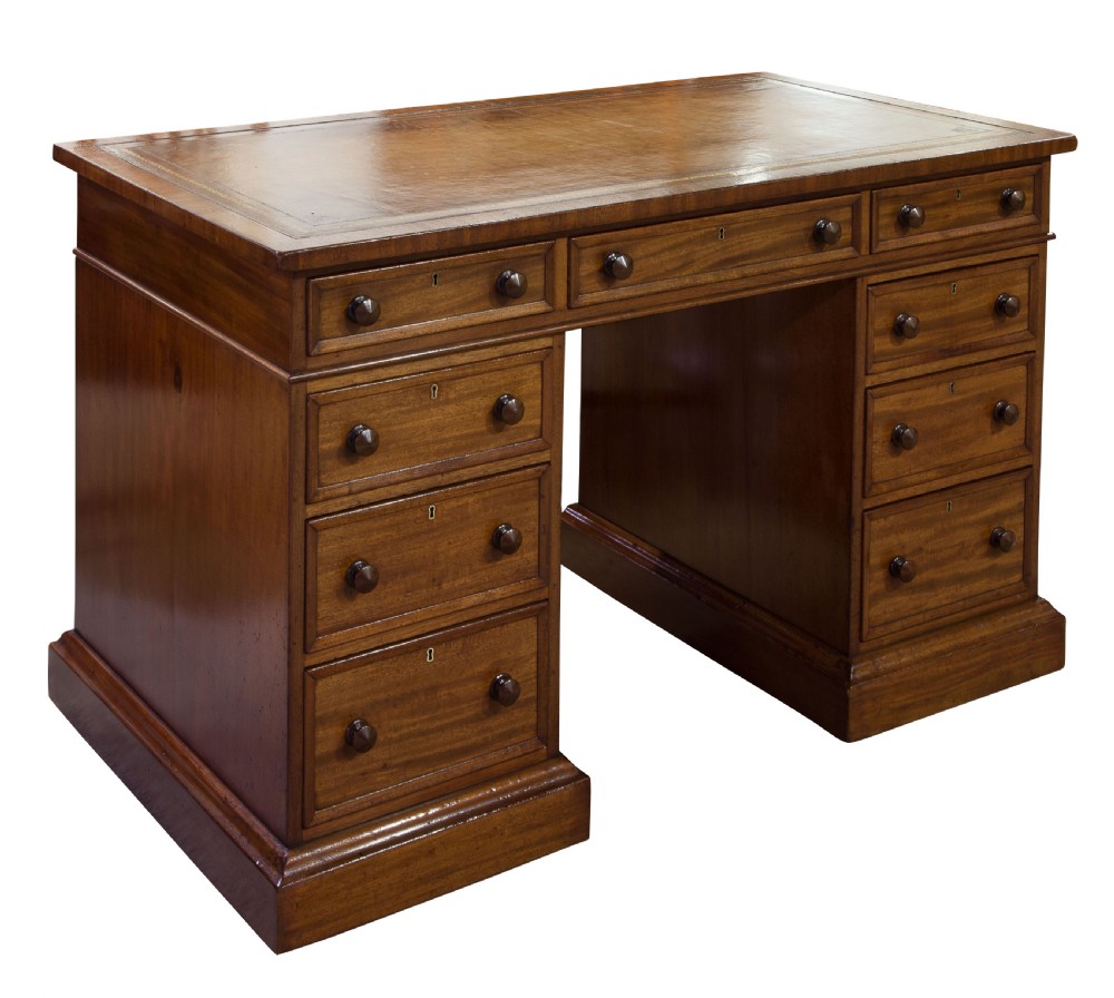 Mahogany Pedestal desk