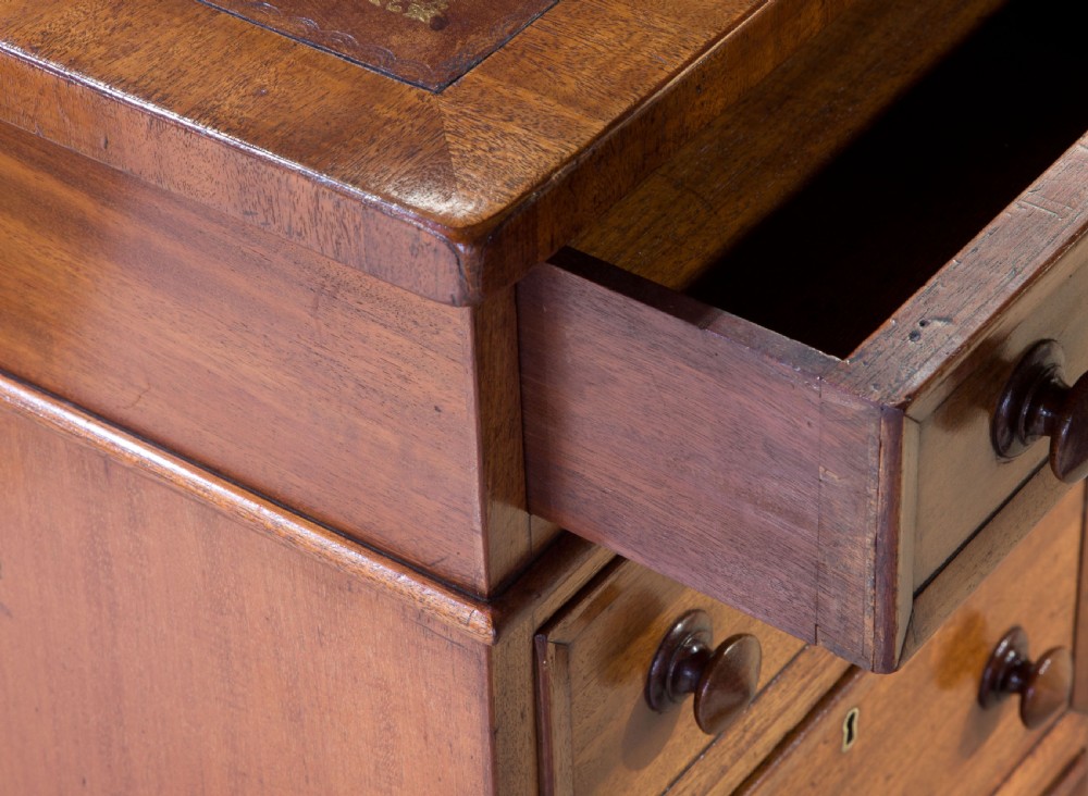 Mahogany Pedestal desk View VI