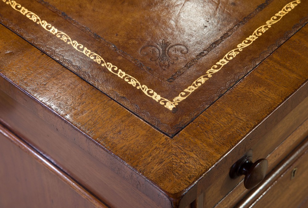 Mahogany Pedestal desk View VII