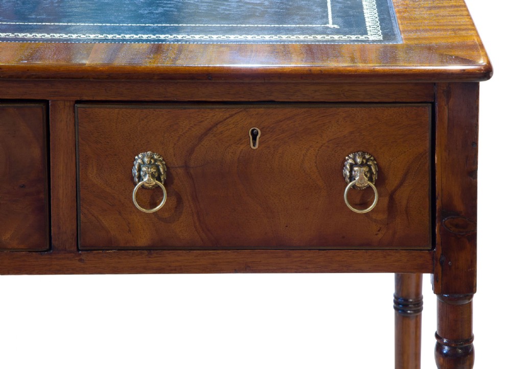 A Regency Period Three Drawer Writing Table View VIII