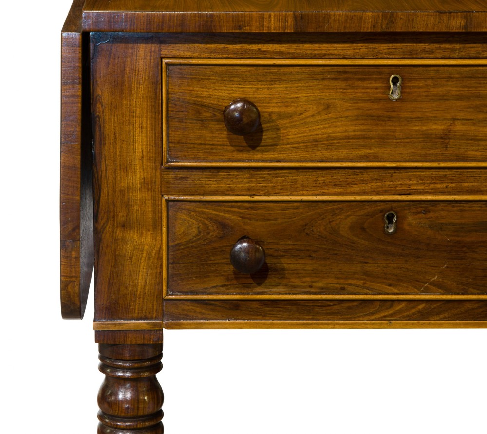 A Rare Regency Kingwood Pembroke Work Table View VII