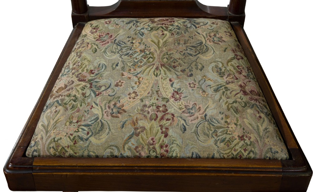 Pair of Georgian style side chairs c1910 View V