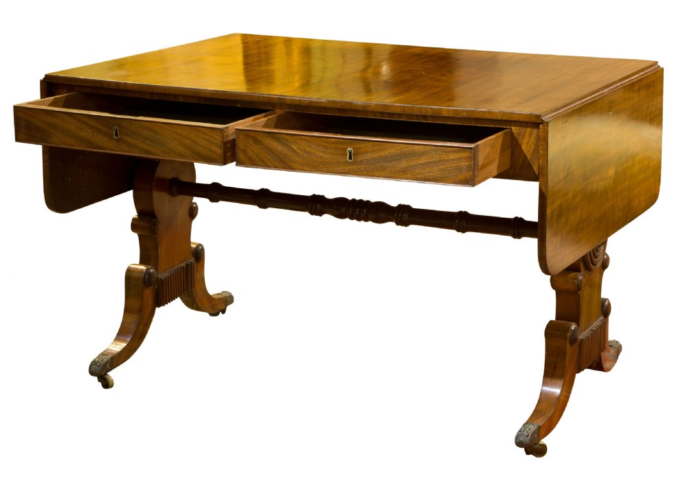 William IV mahogany sofa table View II
