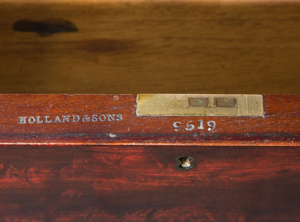 Mid 19thC Tall Mahogany Chest of Narrow Proportion View VI