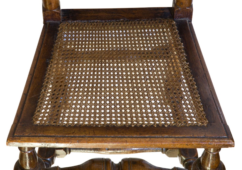 A Pair of 17thCentury Dutch Walnut Side Chairs View V