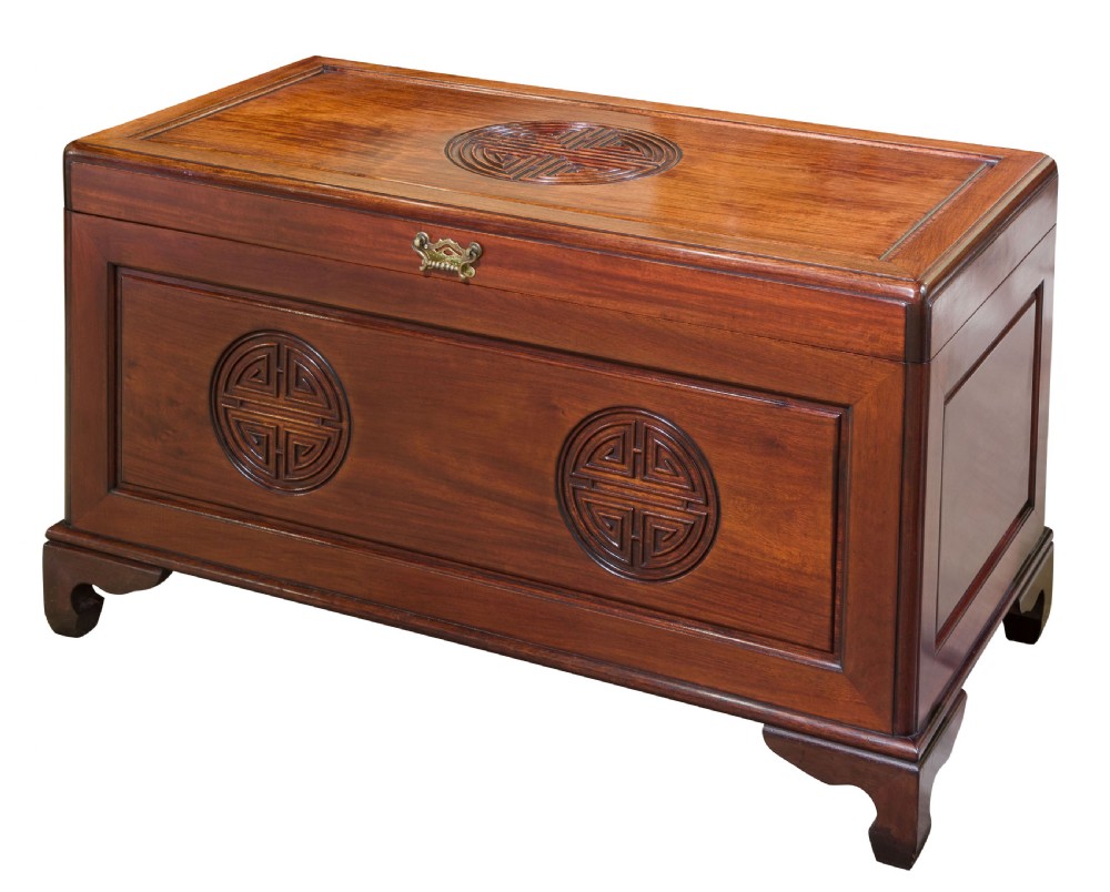 A Chinese Camphor Wood Trunk c1920