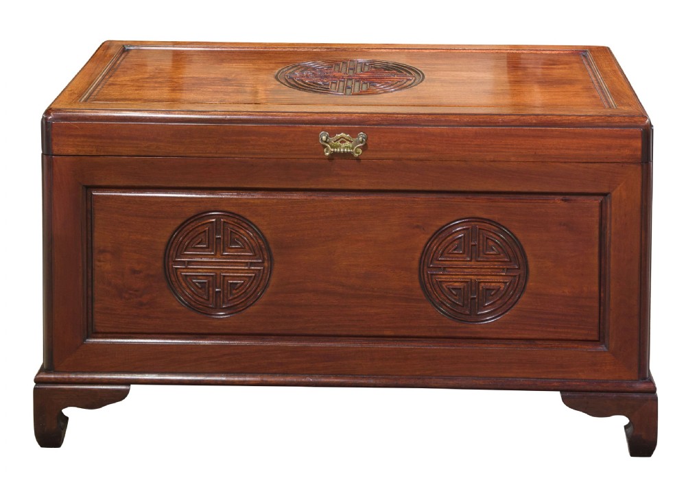A Chinese Camphor Wood Trunk c1920 View II