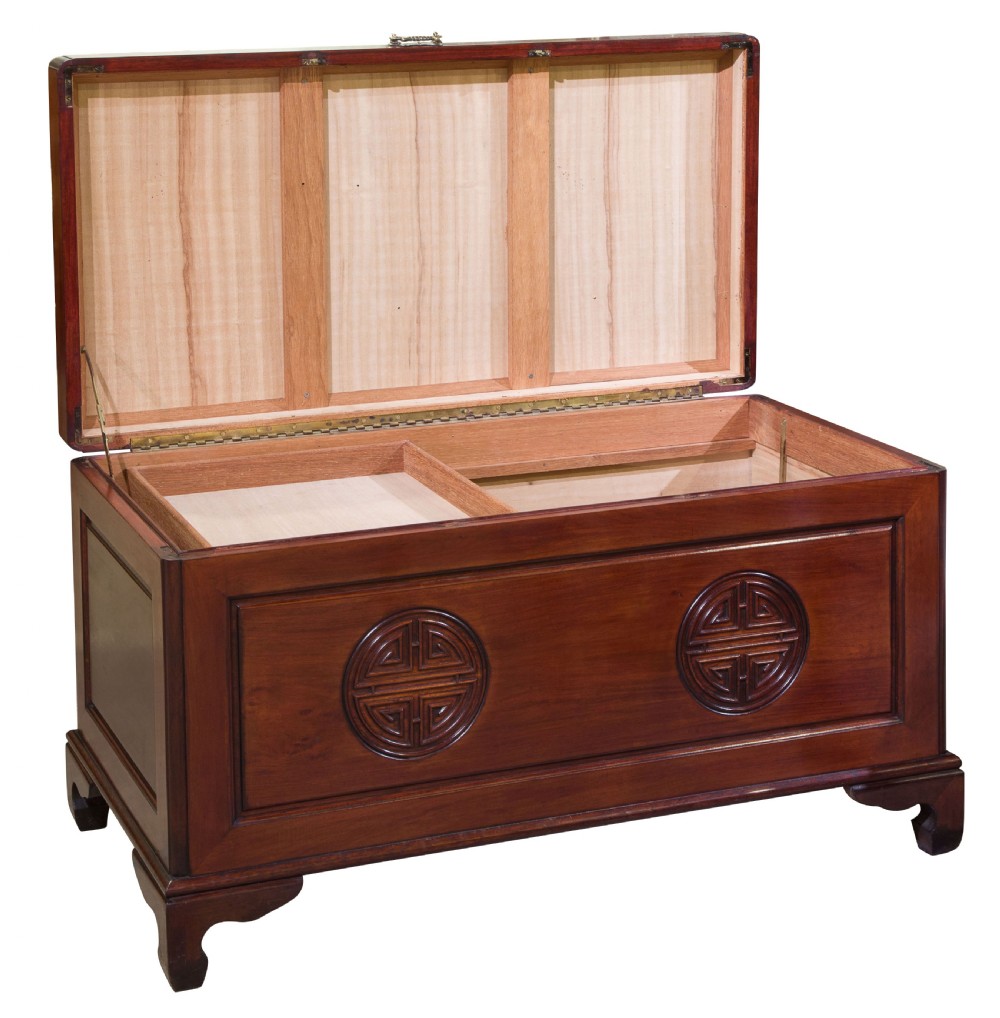 A Chinese Camphor Wood Trunk c1920 View III