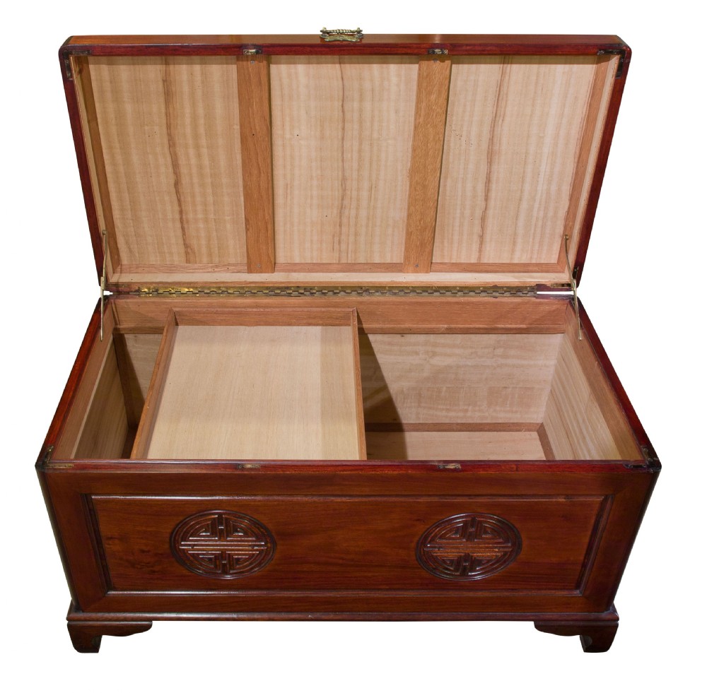 A Chinese Camphor Wood Trunk c1920 View VI