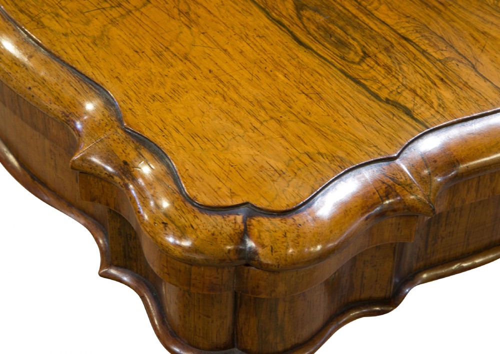 19thCentury Rosewood card table View VIII