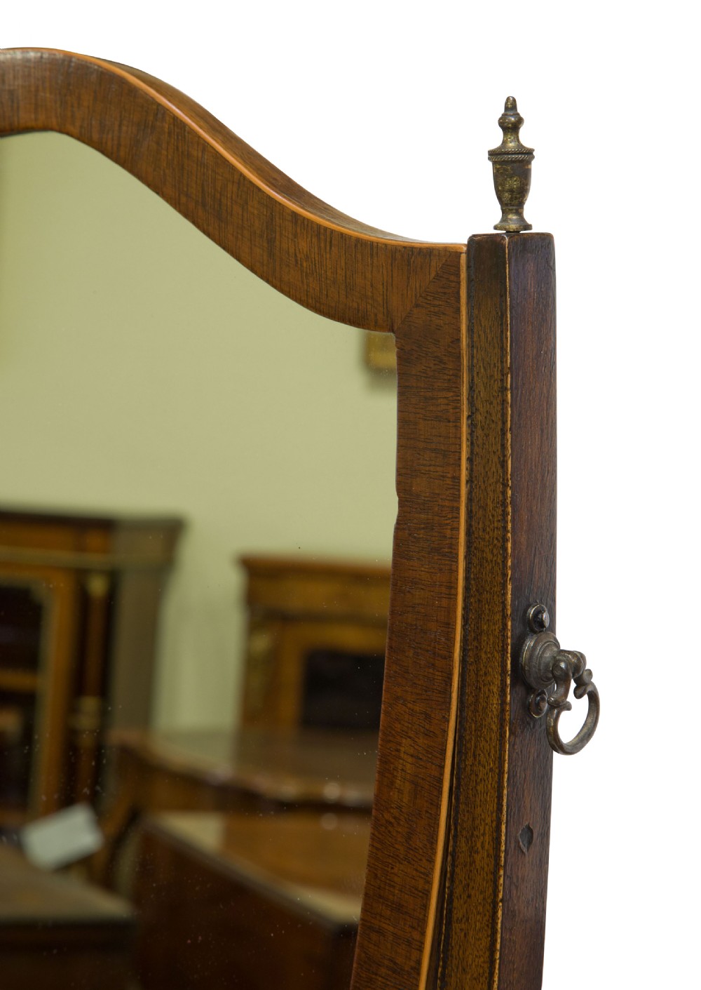 George III Mahogany Swing Mirror View VI
